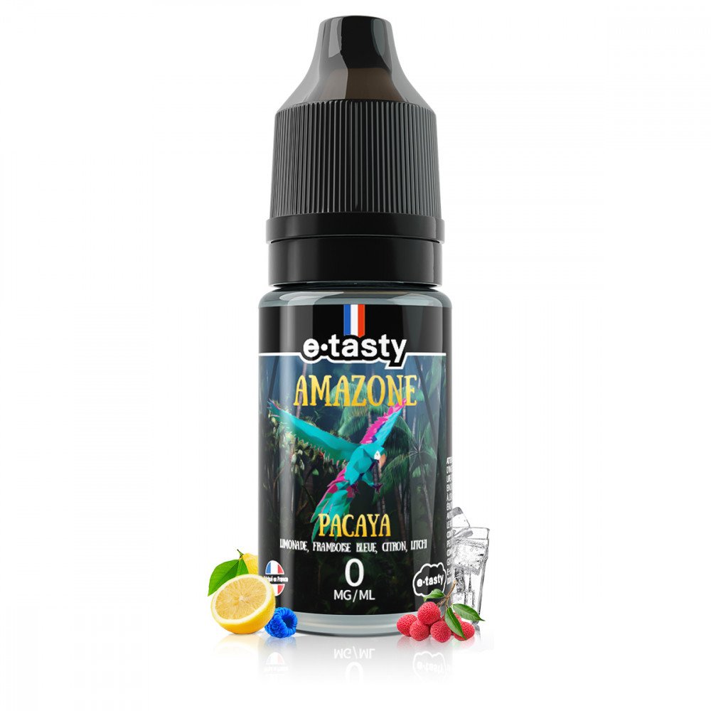 alt="Amazone Pacaya 10 ml – limonade, framboise bleue, citron et litchi"