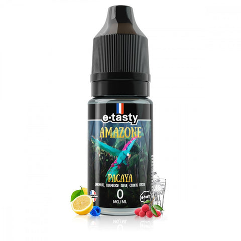 alt="Amazone Pacaya 10 ml – limonade, framboise bleue, citron et litchi"