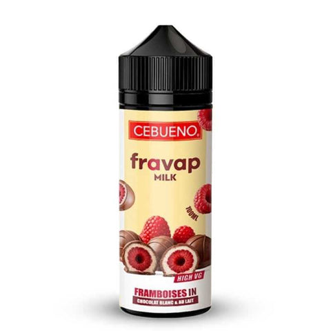 alt="Fravap CEBUENO 100 ml – e-liquide framboise et chocolat noir fondant"