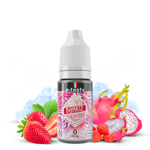 alt="Bankiz Freho 10 ml – e-liquide fraise et fruit du dragon givré"