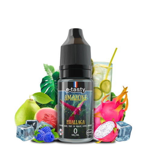 alt="Amazone Huallaga 10 ml – framboise bleue, goyave, pitaya, limonade mûre"