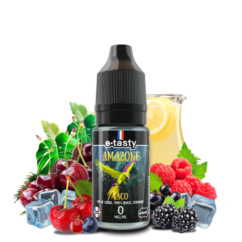 alt="Amazone Iaco 10 ml – duo de cerises, fruits rouges et citronnade"