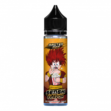 Master Pop – Senshi Flavor, e-liquide 50 ml pop-corn caramélisé & gourmandise