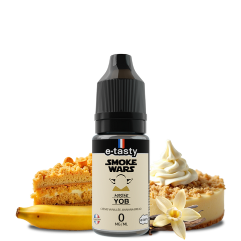 alt="Master Yob Smokewars 10 ml – e-liquide banana bread et crème vanille"