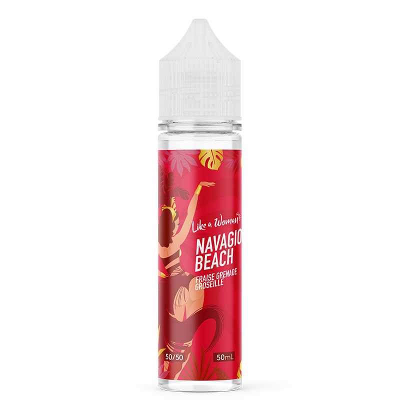 alt="Navagio Beach 50 ml – e-liquide fraise, groseille, grenade, frais"