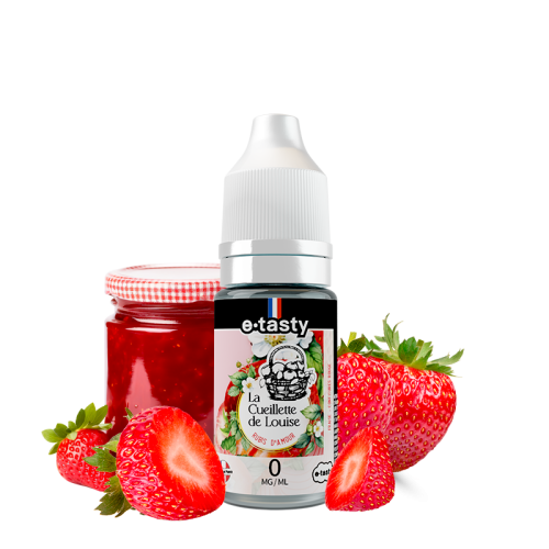 alt="Rubis d’Amour 10 ml – e-liquide fraise confiture La Cueillette de Louise"