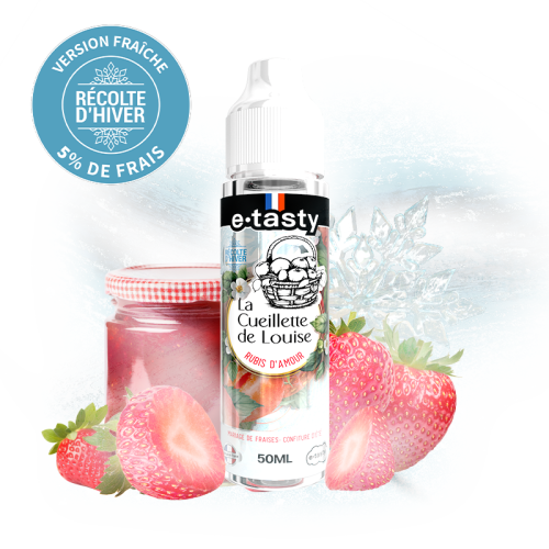 alt="Rubis d’Amour Hiver 50 ml – e-liquide fraises confiture avec fraîcheur 5 %"