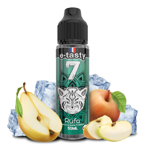 alt="Rufa 50 ml – e-liquide pomme, poire et fraîcheur douce – Sept – Le French Liquide"