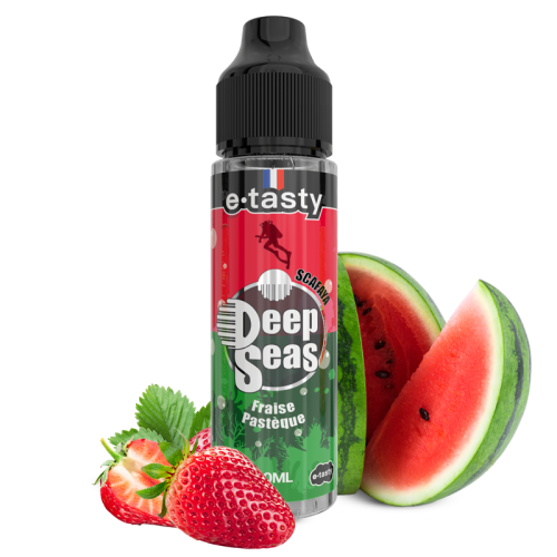 alt="Scafaya 50 ml – e-liquide fraise, pastèque & fruit du dragon – Deep Seas"
