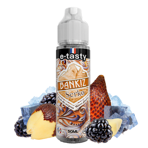 alt="Serko 50 ml – e-liquide fruit du serpent & mûres fraîches – Bankiz"