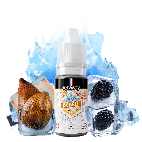 alt="Bankiz Serko Extra Frais 10 ml – fruit du serpent et mûres glacées"