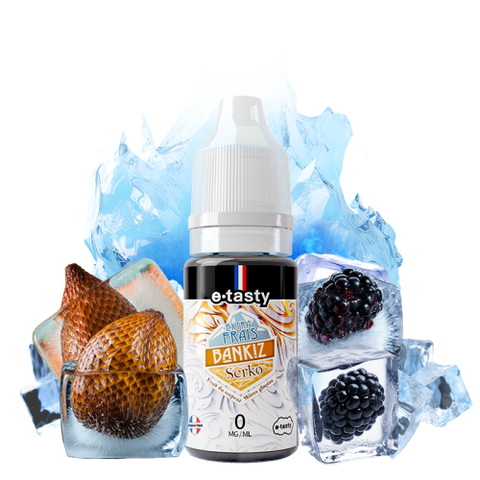 alt="Bankiz Serko Extra Frais 10 ml – fruit du serpent et mûres glacées"