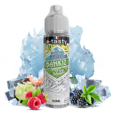 alt="Siko Extra Frais 50 ml – citron caviar & fruits des bois glacés – Bankiz"