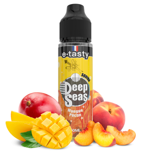 alt="Squida 10 ml – e-liquide mangue, pêche, passion – Deep Seas"