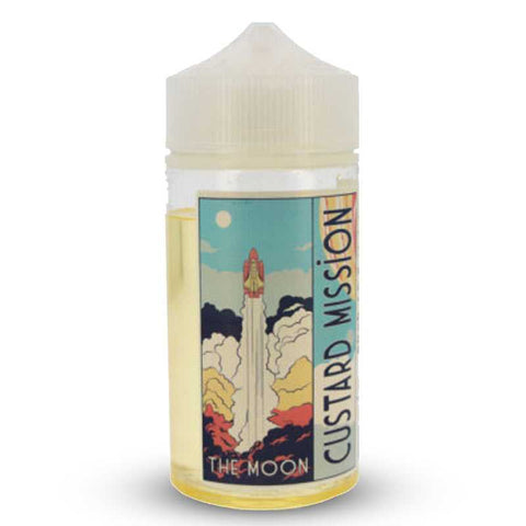 alt="E-liquide The Moon 170 ml – custard vanille et caramel fondant"